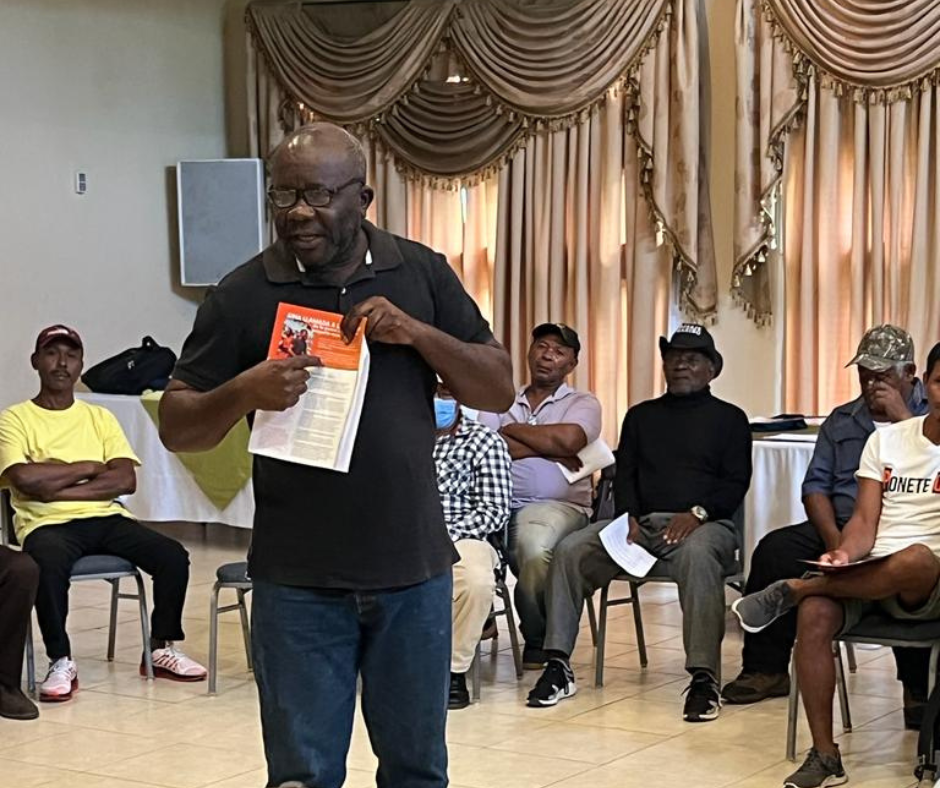 Felicito speaks to local communities about Call to Action, Honduras